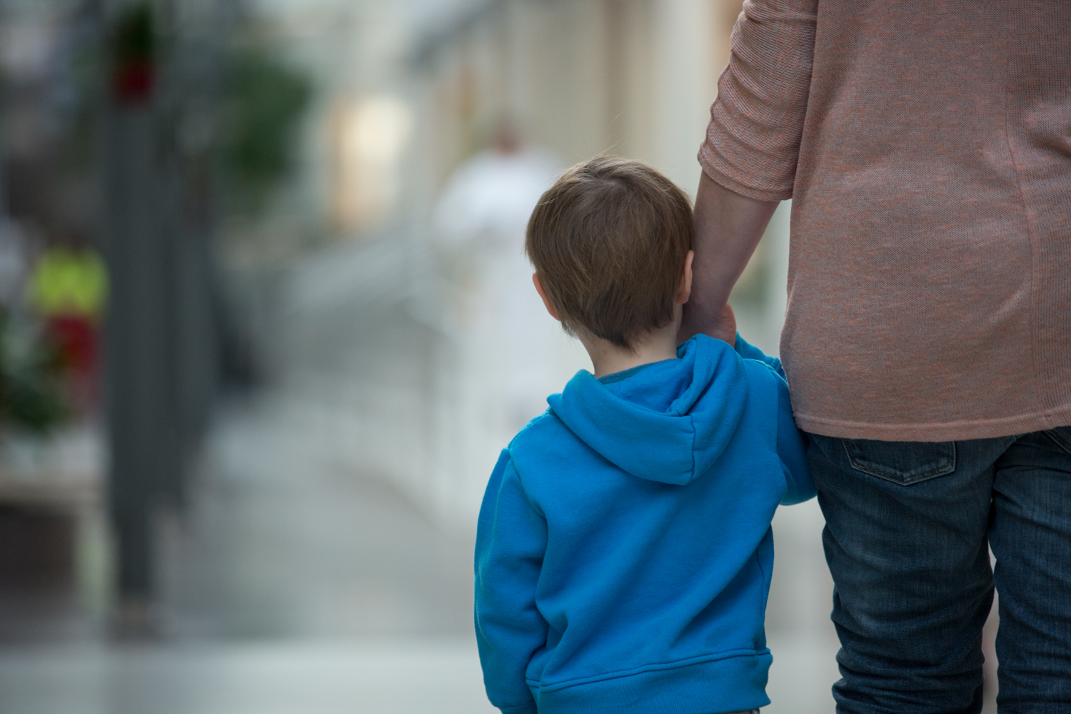 A person and a child