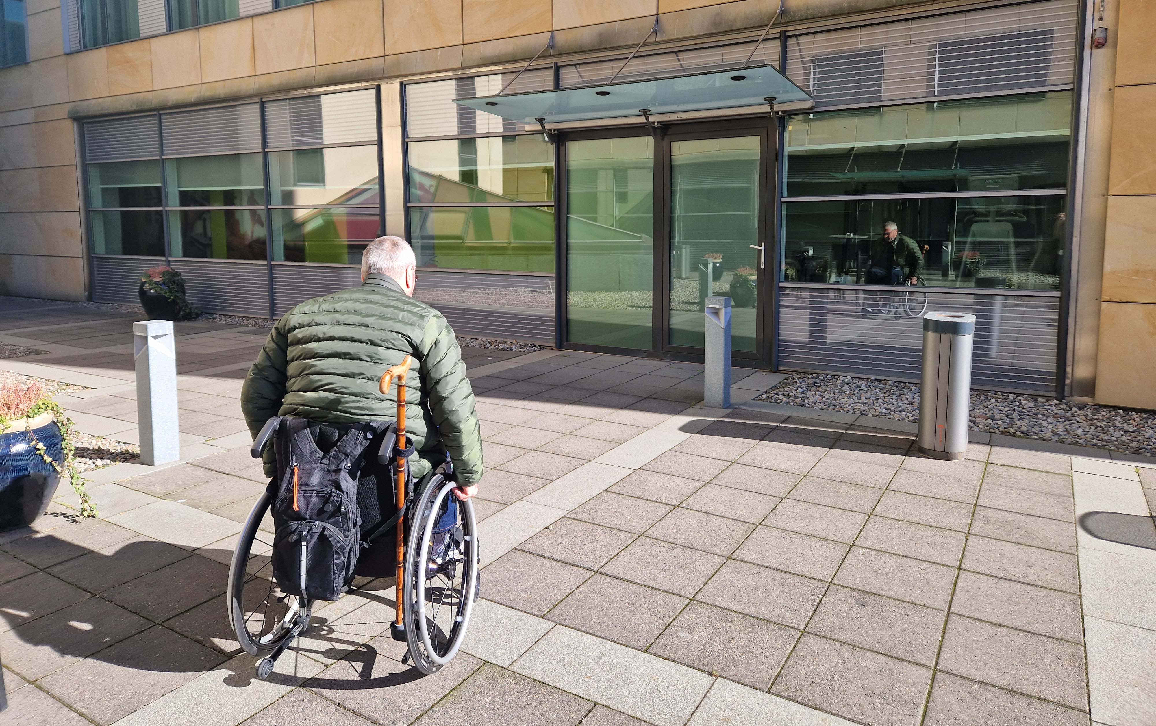 En person som sykler